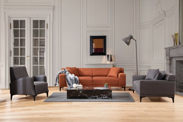Atelier Del Sofa Petra - Sillón orejero Antracita Atelier Del Sofa Petra - Sillón orejero Antracita